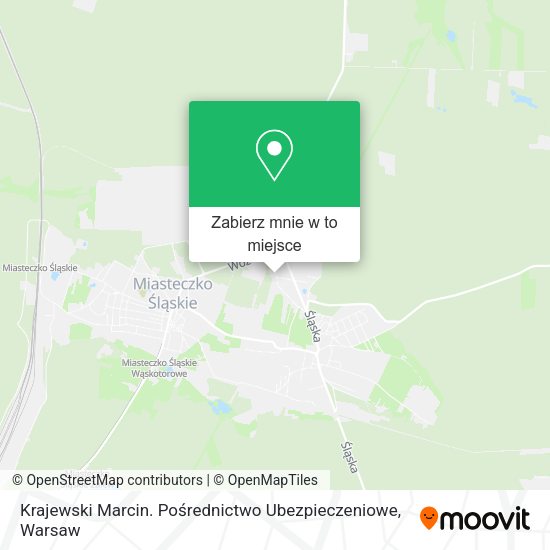 Mapa Krajewski Marcin. Pośrednictwo Ubezpieczeniowe