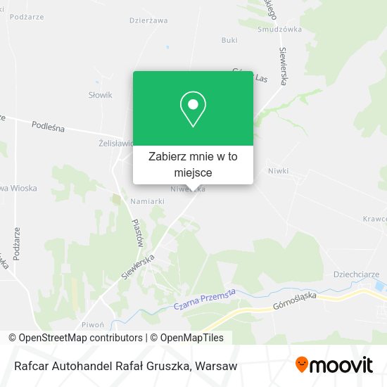 Mapa Rafcar Autohandel Rafał Gruszka