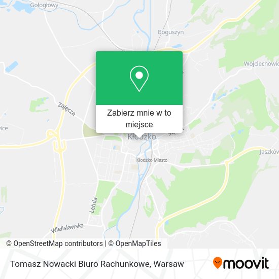 Mapa Tomasz Nowacki Biuro Rachunkowe