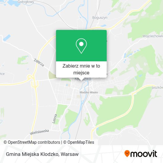 Mapa Gmina Miejska Klodzko