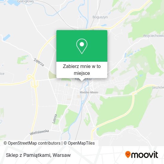 Mapa Sklep z Pamiątkami