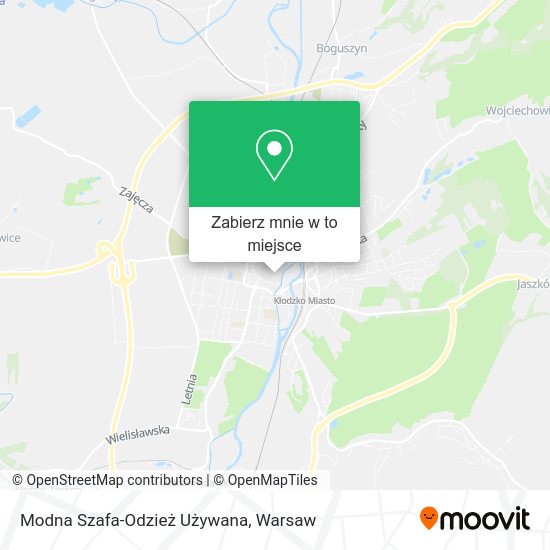 Mapa Modna Szafa-Odzież Używana