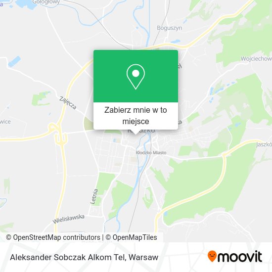 Mapa Aleksander Sobczak Alkom Tel