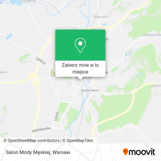 Mapa Salon Mody Męskiej