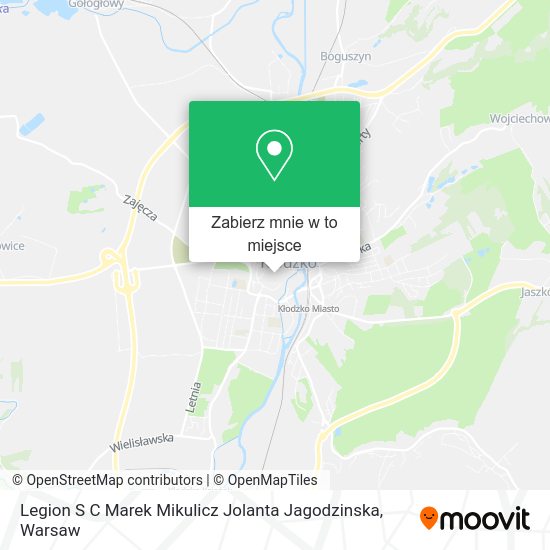 Mapa Legion S C Marek Mikulicz Jolanta Jagodzinska