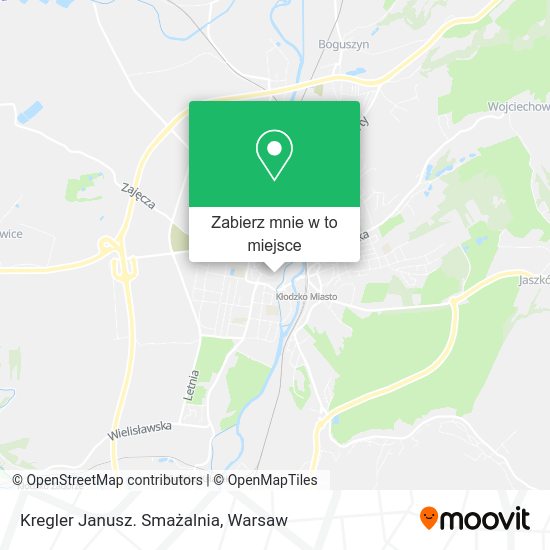 Mapa Kregler Janusz. Smażalnia