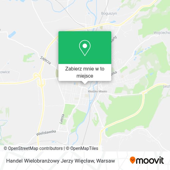 Mapa Handel Wielobranżowy Jerzy Więcław