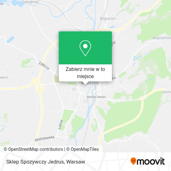 Mapa Sklep Spozywczy Jedrus