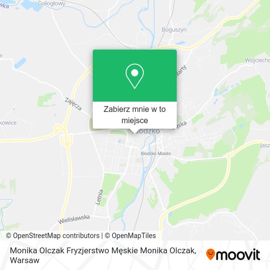 Mapa Monika Olczak Fryzjerstwo Męskie Monika Olczak