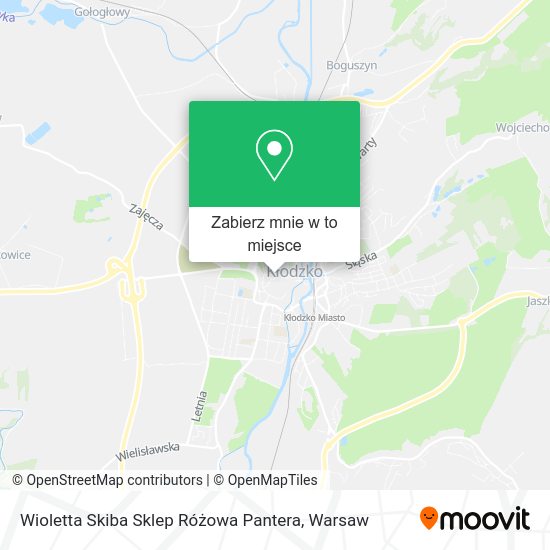 Mapa Wioletta Skiba Sklep Różowa Pantera