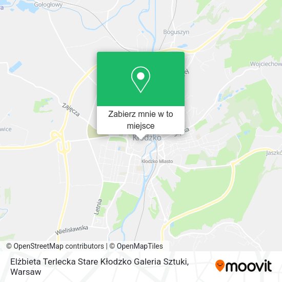 Mapa Elżbieta Terlecka Stare Kłodzko Galeria Sztuki