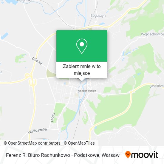 Mapa Ferenz R. Biuro Rachunkowo - Podatkowe