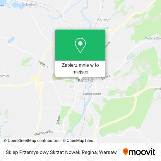 Mapa Sklep Przemysłowy Skrzat Nowak Regina