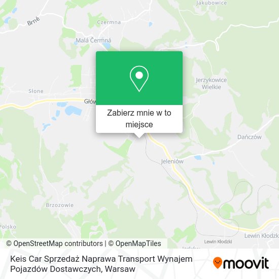 Mapa Keis Car Sprzedaż Naprawa Transport Wynajem Pojazdów Dostawczych