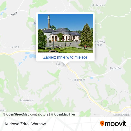 Mapa Kudowa Zdroj