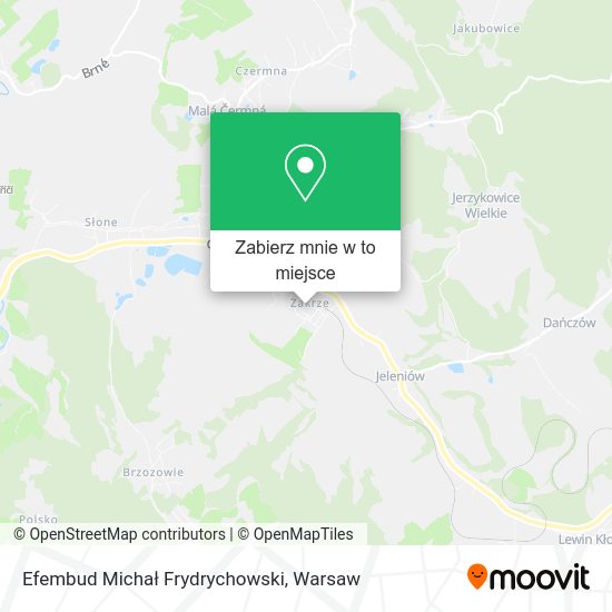 Mapa Efembud Michał Frydrychowski