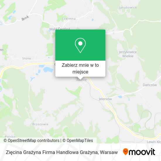 Mapa Zięcina Grażyna Firma Handlowa Grażyna