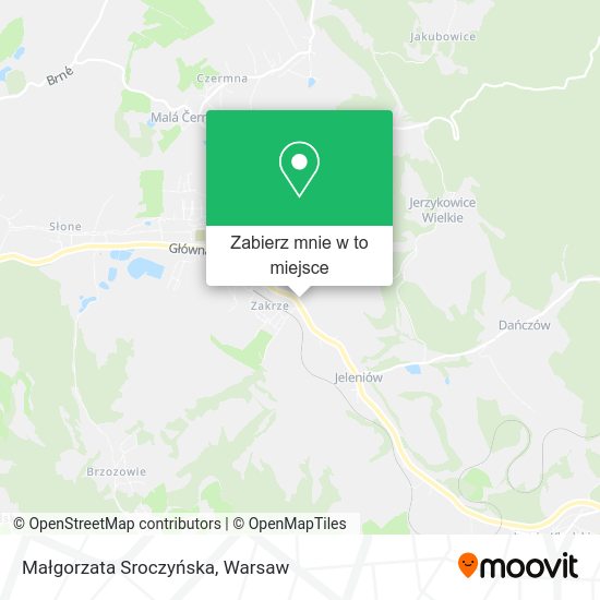 Mapa Małgorzata Sroczyńska