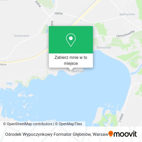 Mapa Ośrodek Wypoczynkowy Formator Głębinów