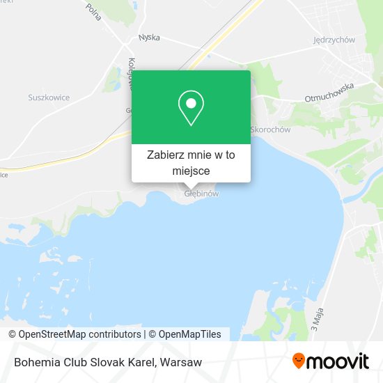 Mapa Bohemia Club Slovak Karel