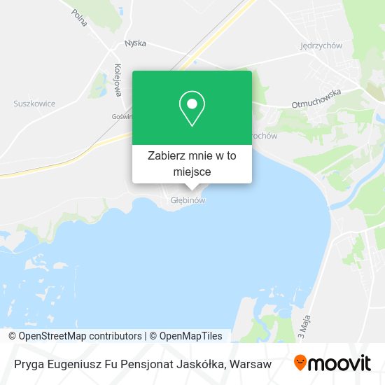 Mapa Pryga Eugeniusz Fu Pensjonat Jaskółka