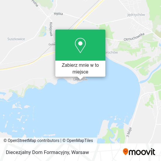 Mapa Diecezjalny Dom Formacyjny