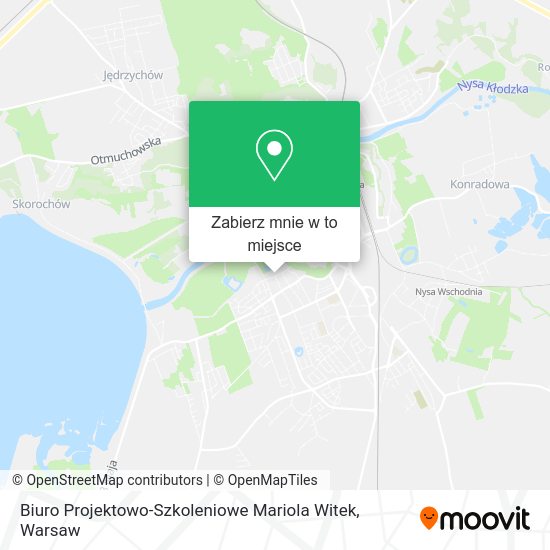 Mapa Biuro Projektowo-Szkoleniowe Mariola Witek