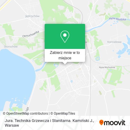 Mapa Jura. Technika Grzewcza i Stanitarna. Kamiński J.