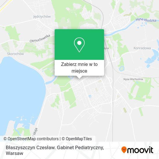 Mapa Błaszyszczyn Czesław. Gabinet Pediatryczny