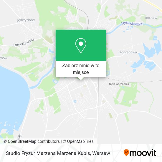 Mapa Studio Fryzur Marzena Marzena Kupis