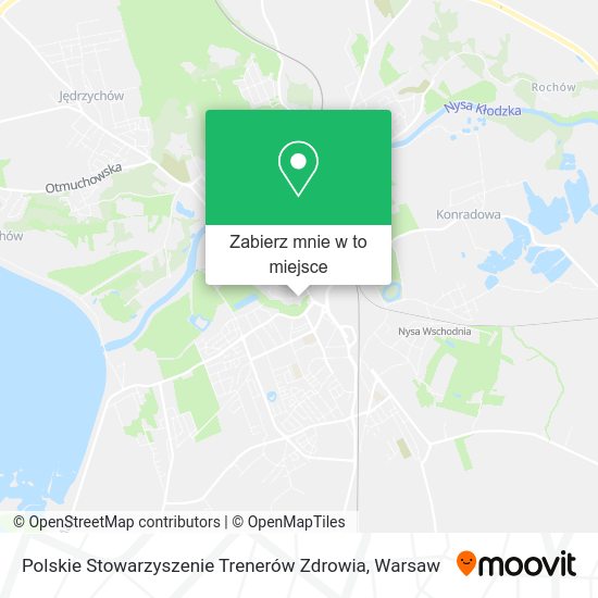 Mapa Polskie Stowarzyszenie Trenerów Zdrowia