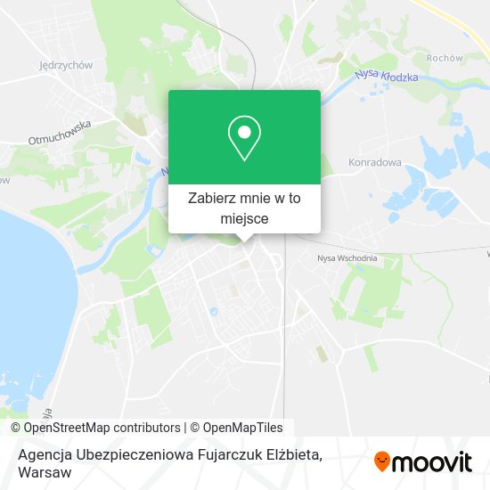 Mapa Agencja Ubezpieczeniowa Fujarczuk Elżbieta