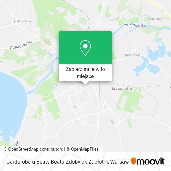 Mapa Garderoba u Beaty Beata Zdobylak Zabłotni