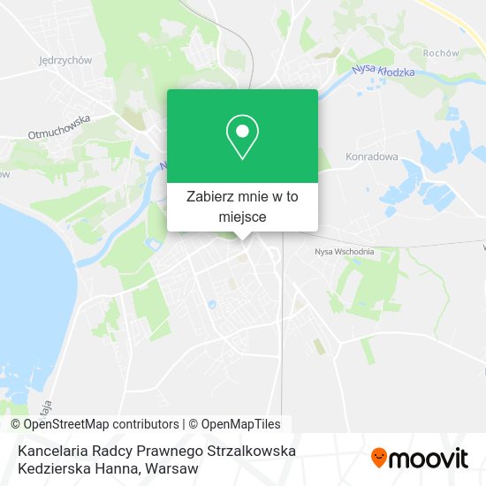 Mapa Kancelaria Radcy Prawnego Strzalkowska Kedzierska Hanna