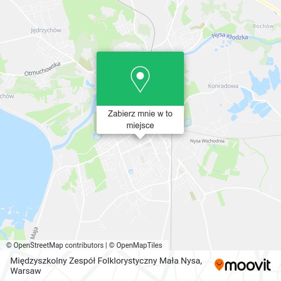 Mapa Międzyszkolny Zespół Folklorystyczny Mała Nysa