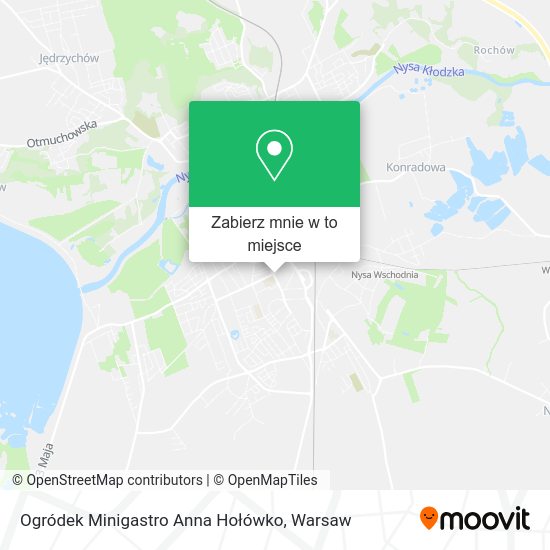 Mapa Ogródek Minigastro Anna Hołówko