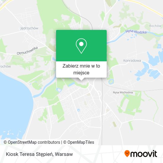 Mapa Kiosk Teresa Stępień