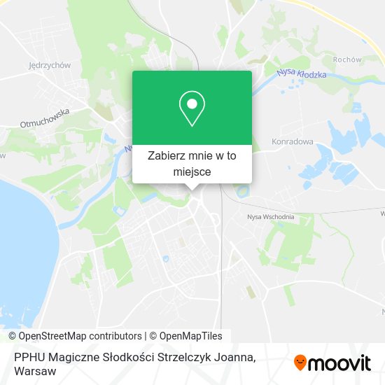 Mapa PPHU Magiczne Słodkości Strzelczyk Joanna