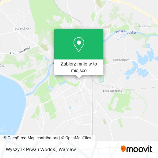 Mapa Wyszynk Piwa i Wódek.