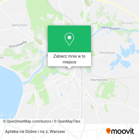 Mapa Apteka na Dobre i na z