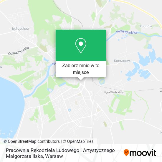 Mapa Pracownia Rękodzieła Ludowego i Artystycznego Małgorzata Ilska