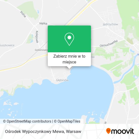 Mapa Ośrodek Wypoczynkowy Mewa