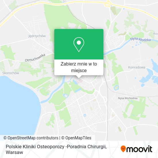 Mapa Polskie Kliniki Osteoporozy -Poradnia Chirurgii