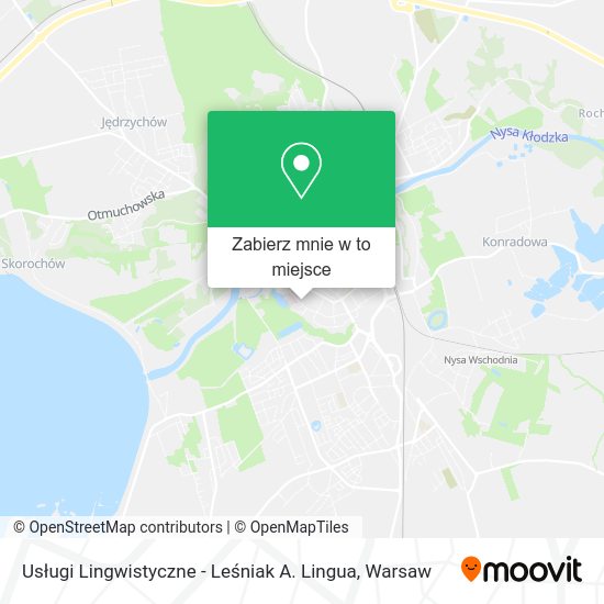 Mapa Usługi Lingwistyczne - Leśniak A. Lingua