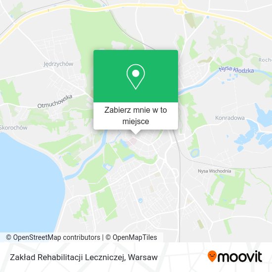 Mapa Zakład Rehabilitacji Leczniczej