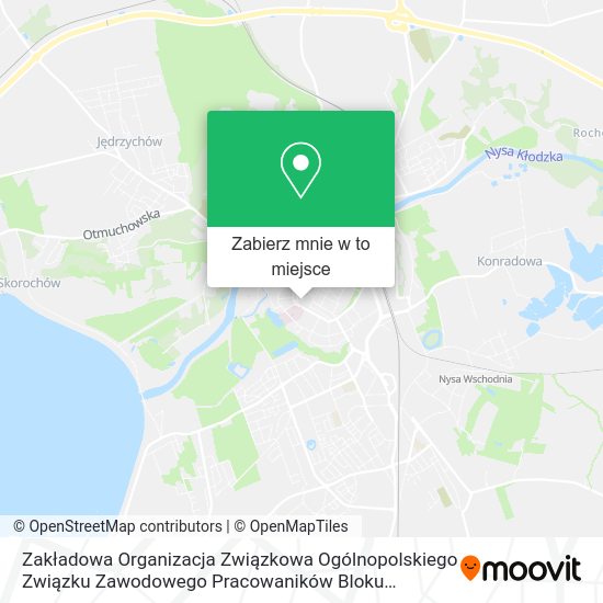 Mapa Zakładowa Organizacja Związkowa Ogólnopolskiego Związku Zawodowego Pracowaników Bloku Operacyjnego