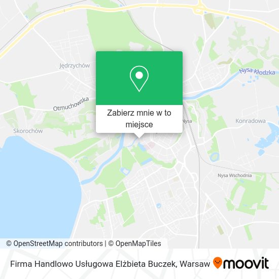 Mapa Firma Handlowo Usługowa Elżbieta Buczek