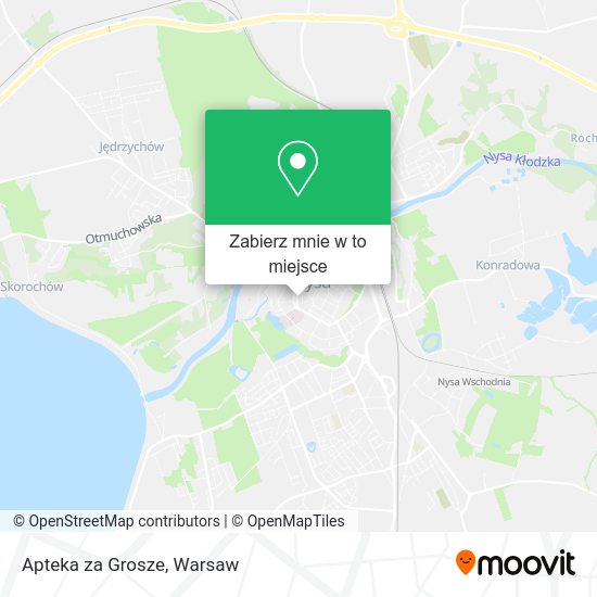 Mapa Apteka za Grosze