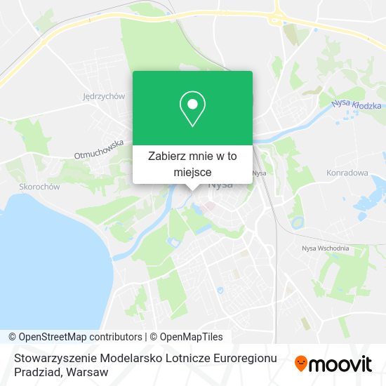 Mapa Stowarzyszenie Modelarsko Lotnicze Euroregionu Pradziad