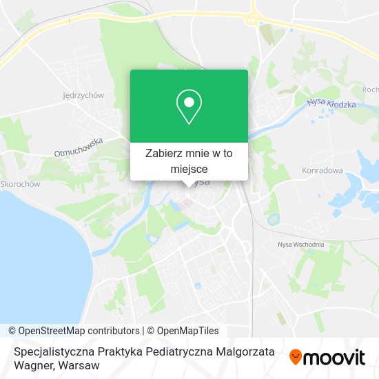 Mapa Specjalistyczna Praktyka Pediatryczna Malgorzata Wagner